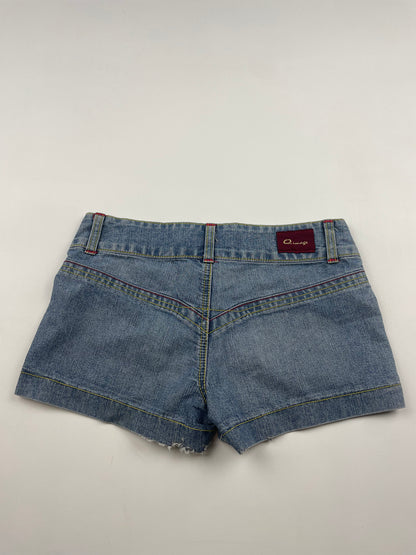 Contrast Stitch Mini Shorts