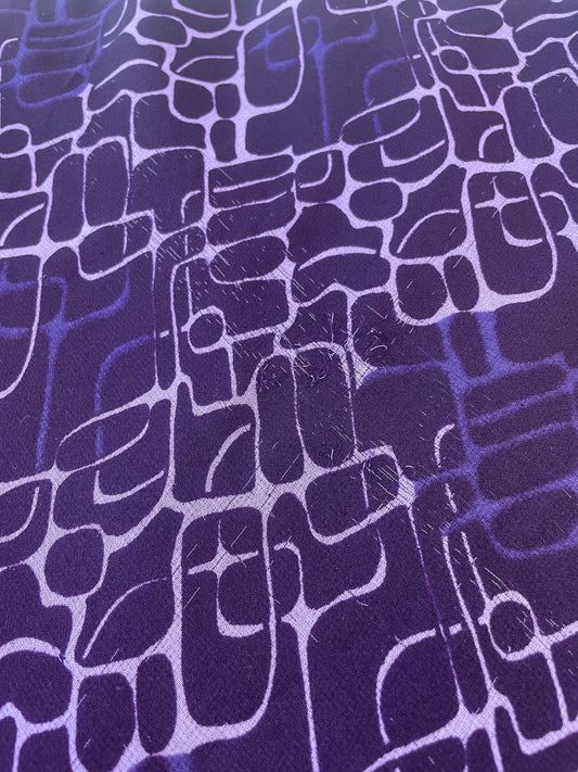 Purple Summer Midi Skirt