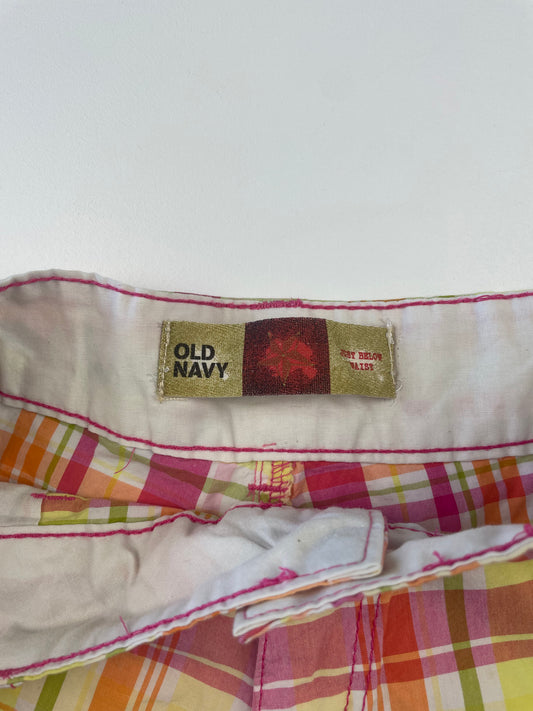 Low Rise Old Navy Plaid Shorts
