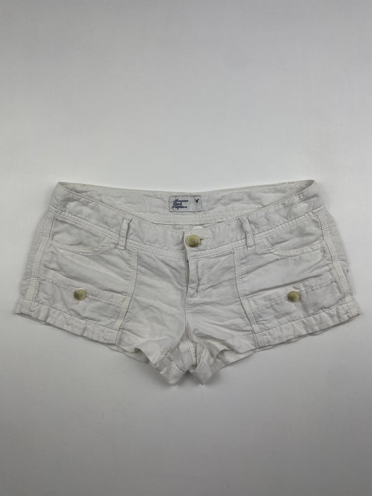 Low Rise Linen American Eagle Shorts