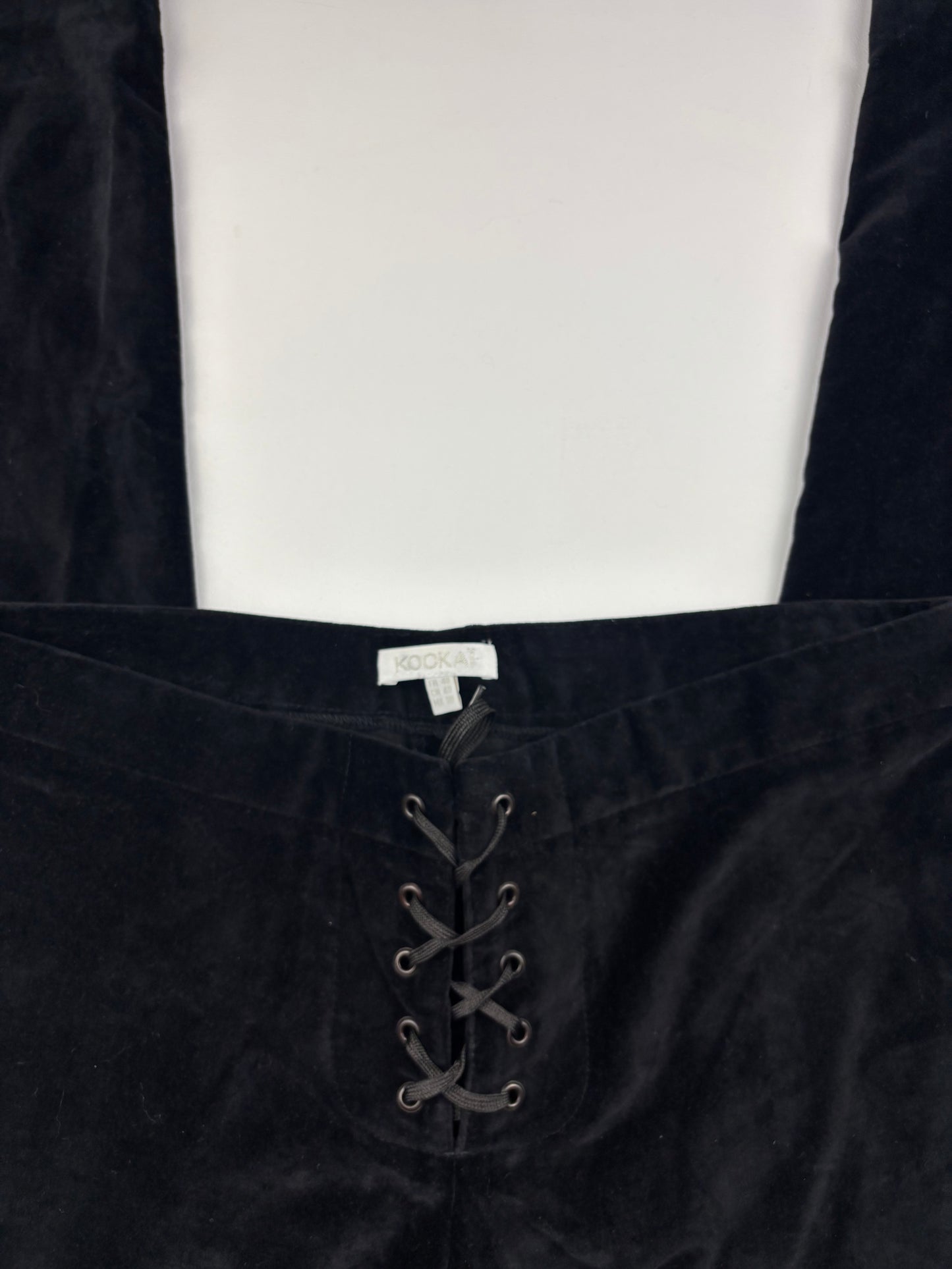 2000s Velvet Corset Flares