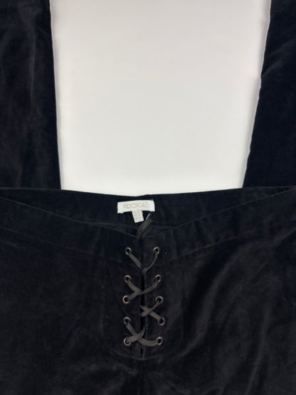 2000s Velvet Corset Flares