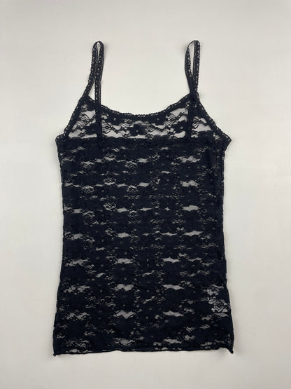 2000's Black Lace Cami
