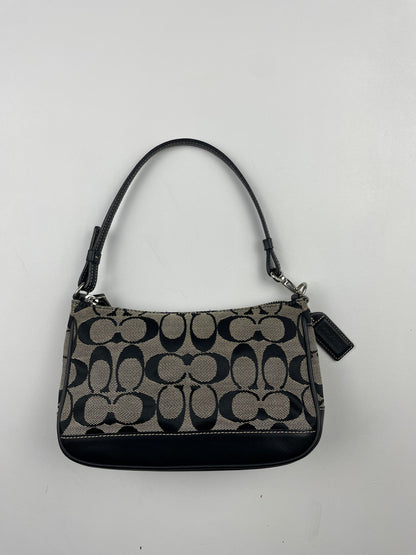 Coach Black and Grey Demi Bag