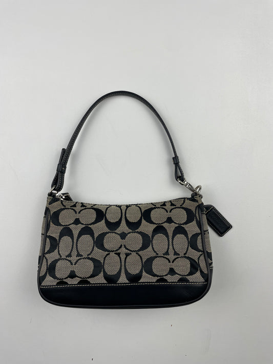 Coach Black and Grey Demi Bag