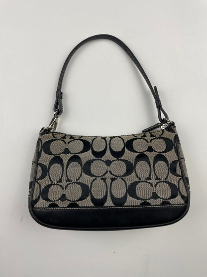 Coach Black and Grey Demi Bag