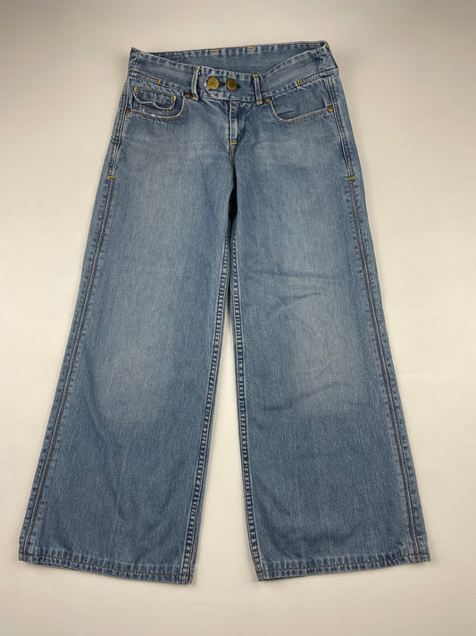 2000s Lowrise Wide Leg Levis Jeans