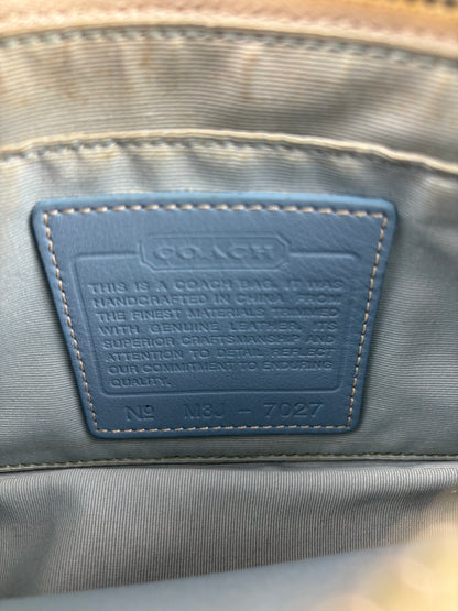 Coach Signature Blue Optic Demi Bag