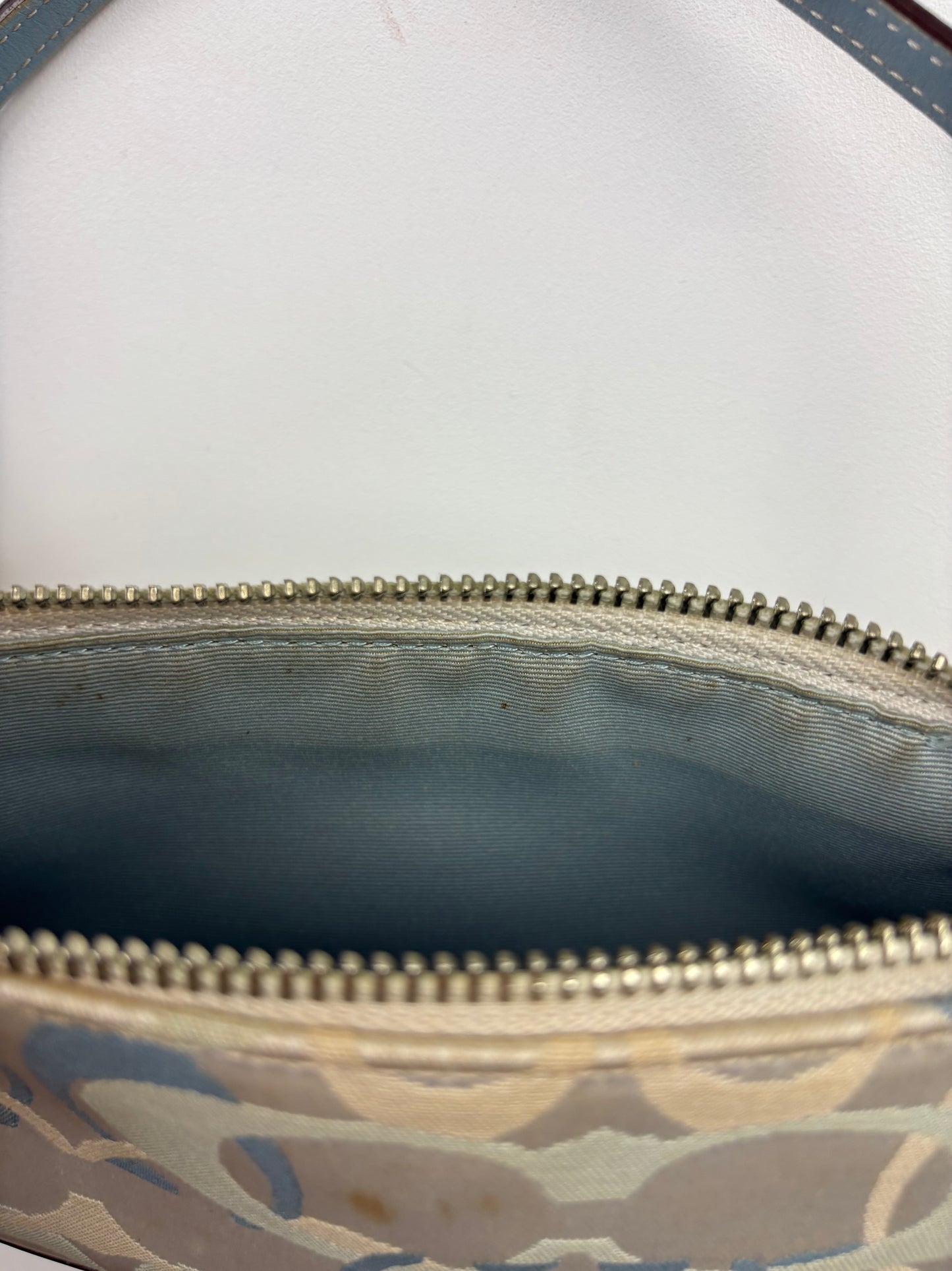 Coach Signature Blue Optic Demi Bag