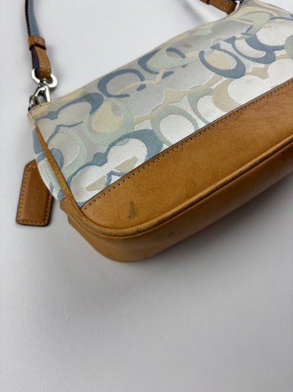 Coach Signature Blue Optic Demi Bag