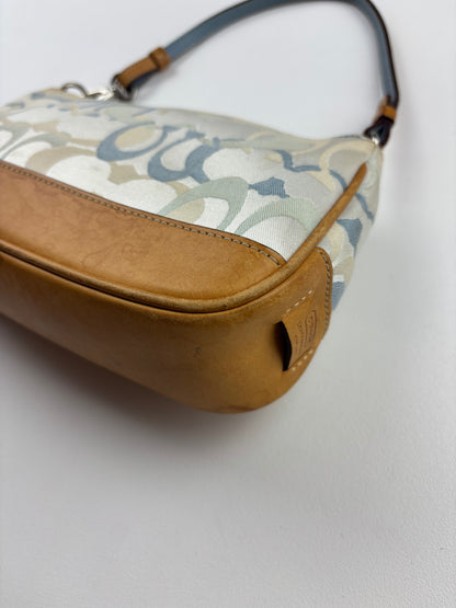 Coach Signature Blue Optic Demi Bag