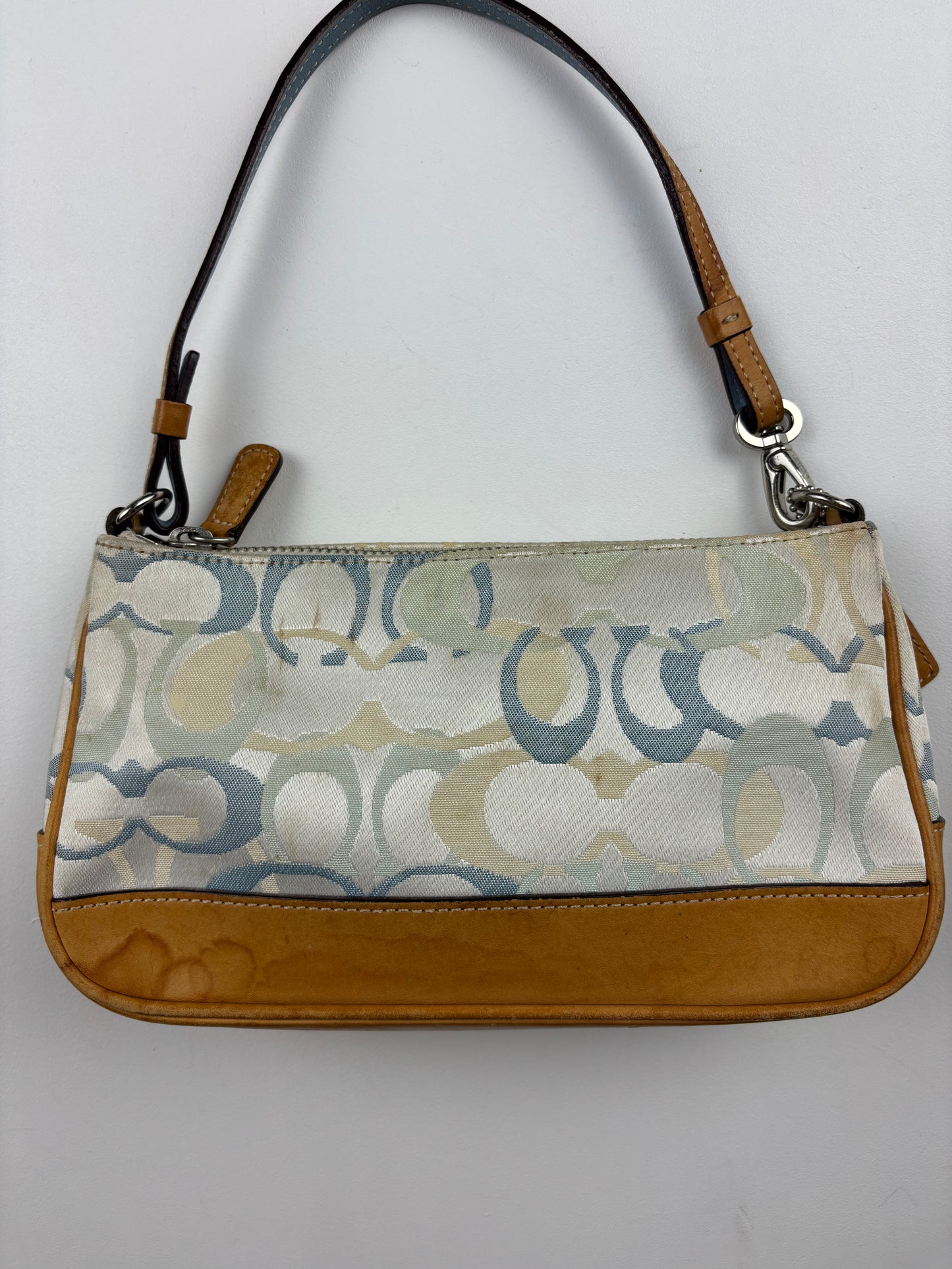 Coach Signature Blue Optic Demi Bag