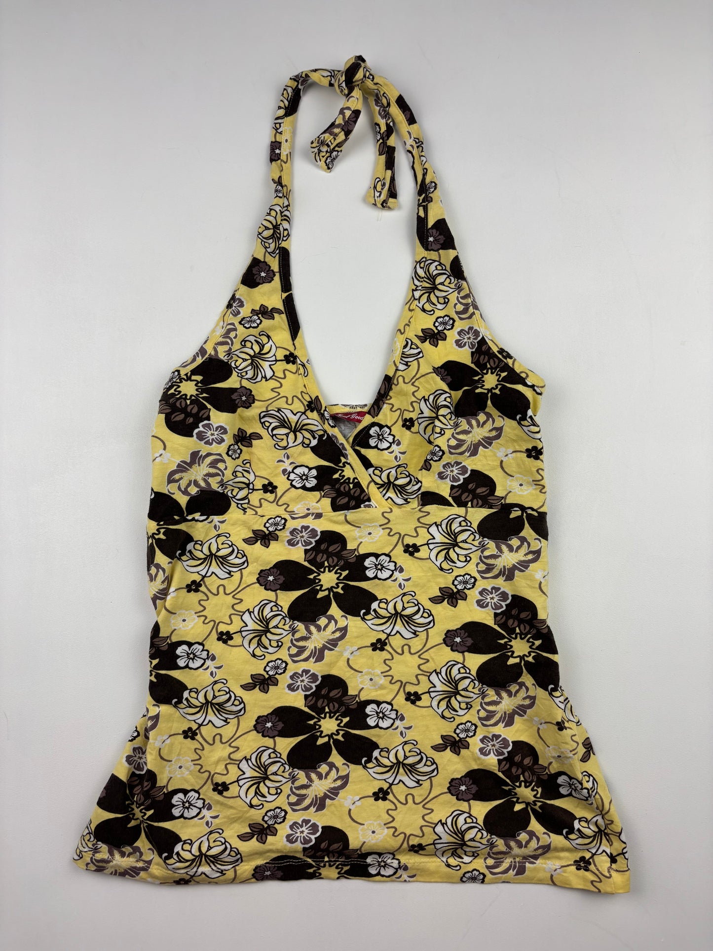 Yellow Summery Y2K Halter