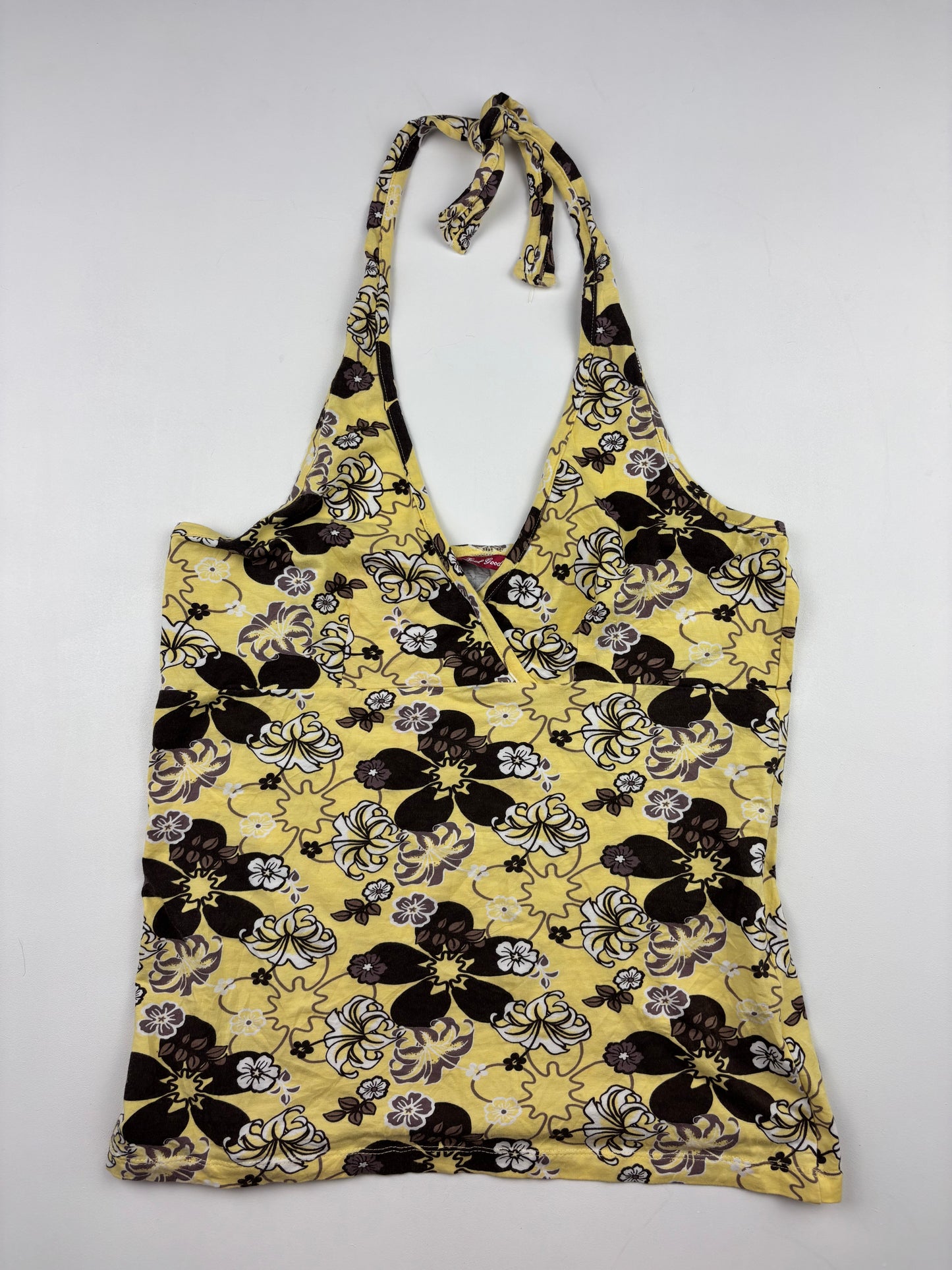 Yellow Summery Y2K Halter