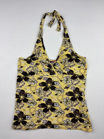 Yellow Summery Y2K Halter