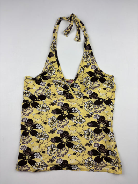 Yellow Summery Y2K Halter
