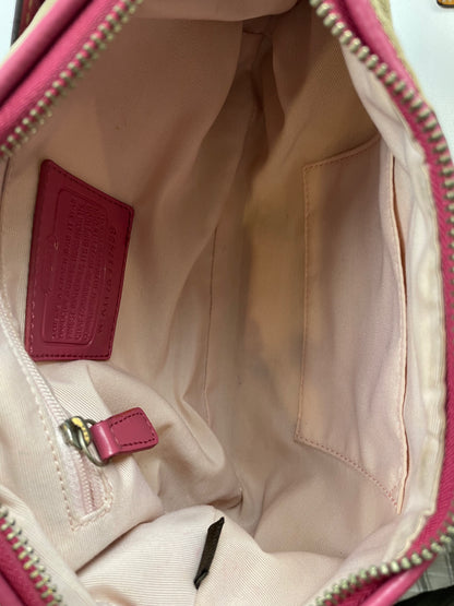 Coach Demi Stripe Shoulder Bag