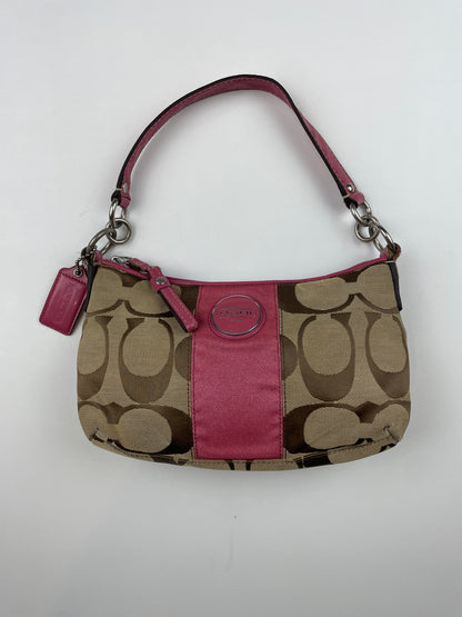 Coach Demi Stripe Shoulder Bag