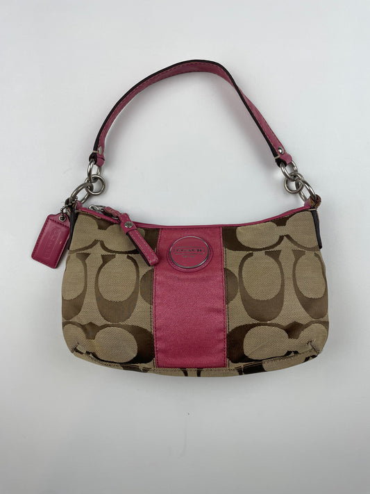 Coach Demi Stripe Shoulder Bag