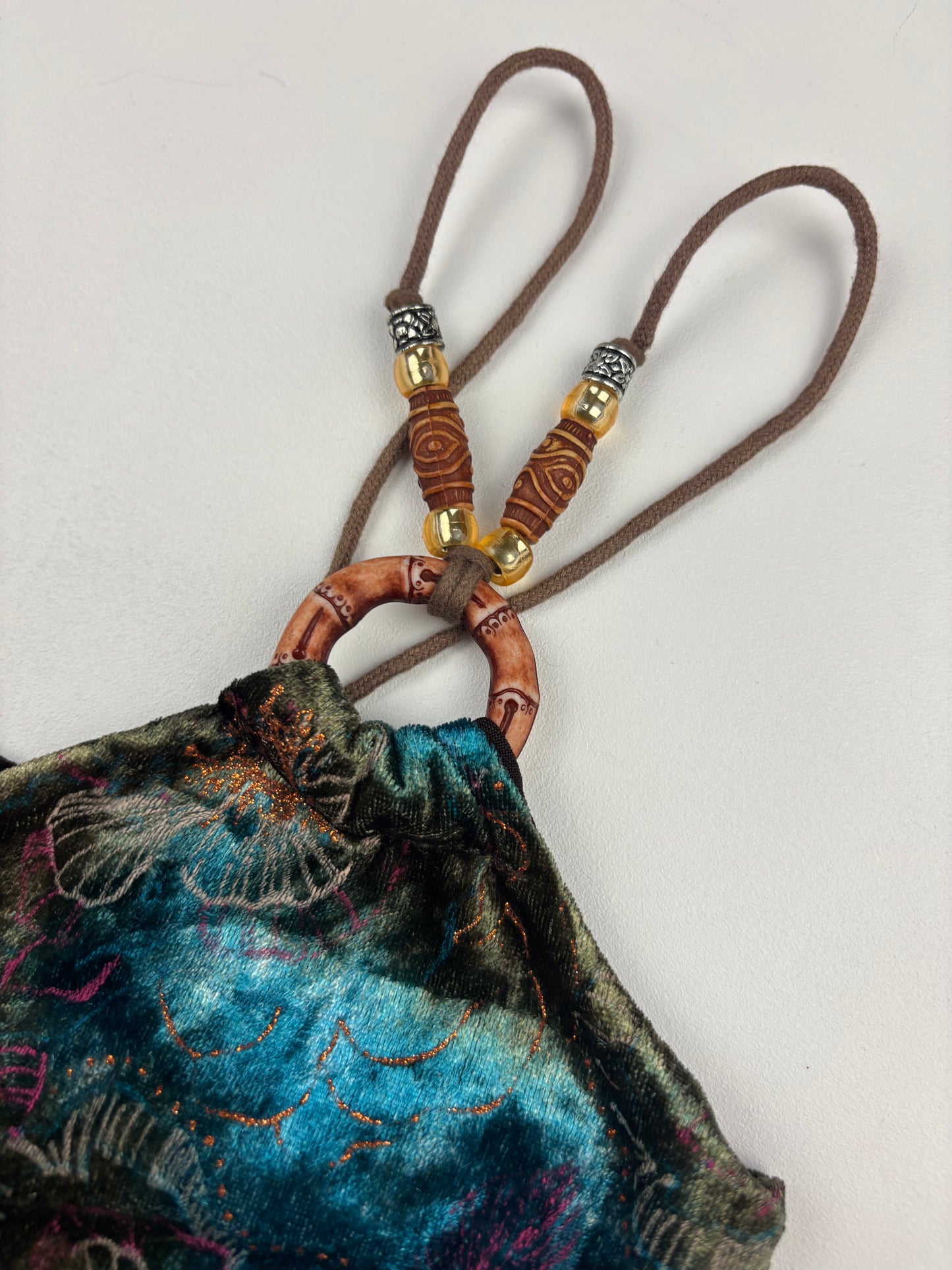 2000s Earthy Fairy Beaded Cami