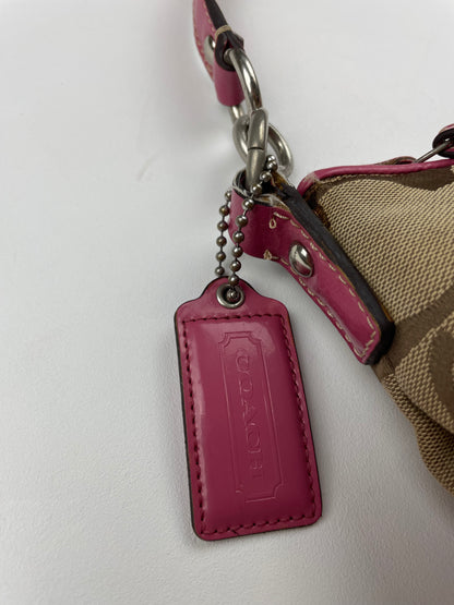 Coach Demi Stripe Shoulder Bag