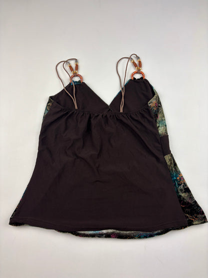 2000s Earthy Fairy Beaded Cami