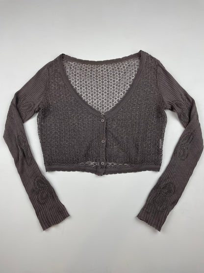 Crochet Cropped Cardigan