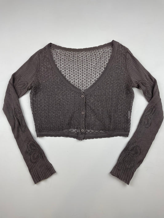 Crochet Cropped Cardigan