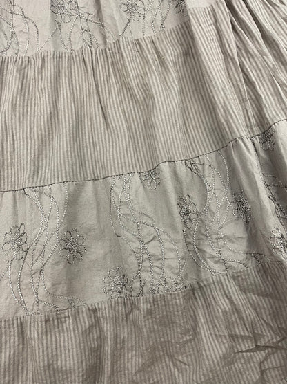 Brown Boho Maxi Skirt