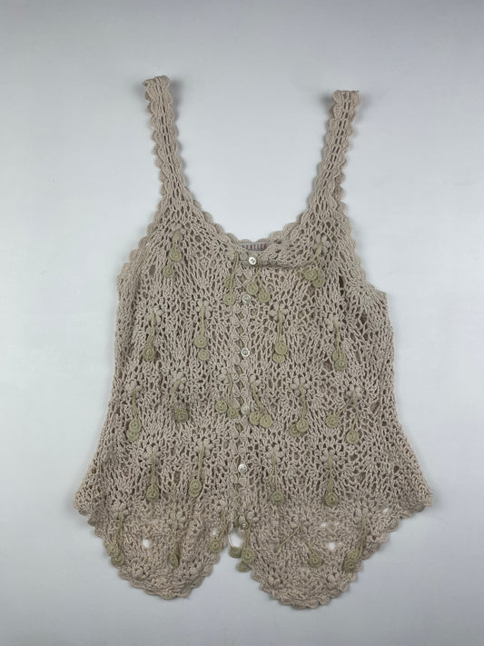 Crochet Button Cami