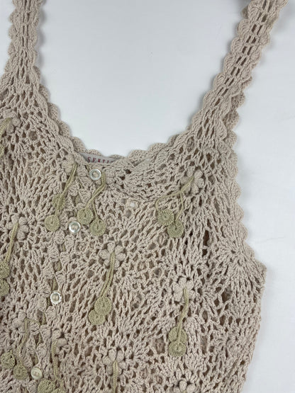 Crochet Button Cami
