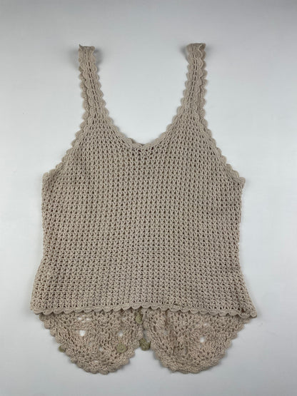 Crochet Button Cami