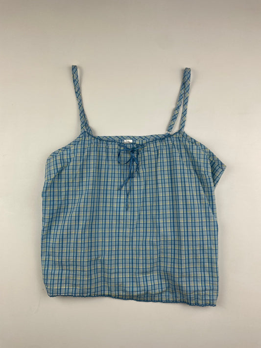 Blue Plaid Cami