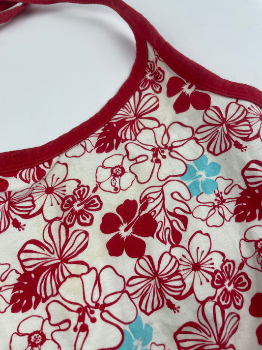 2000s Surf Floral Halter Top