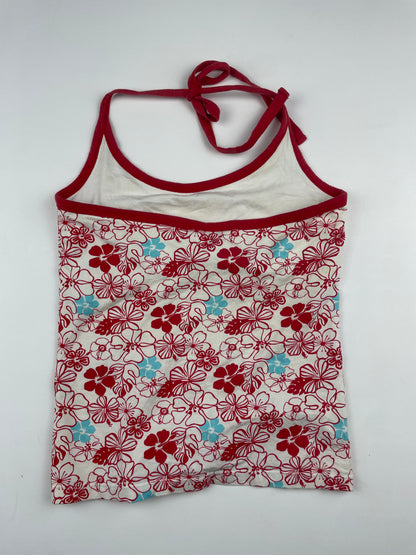2000s Surf Floral Halter Top