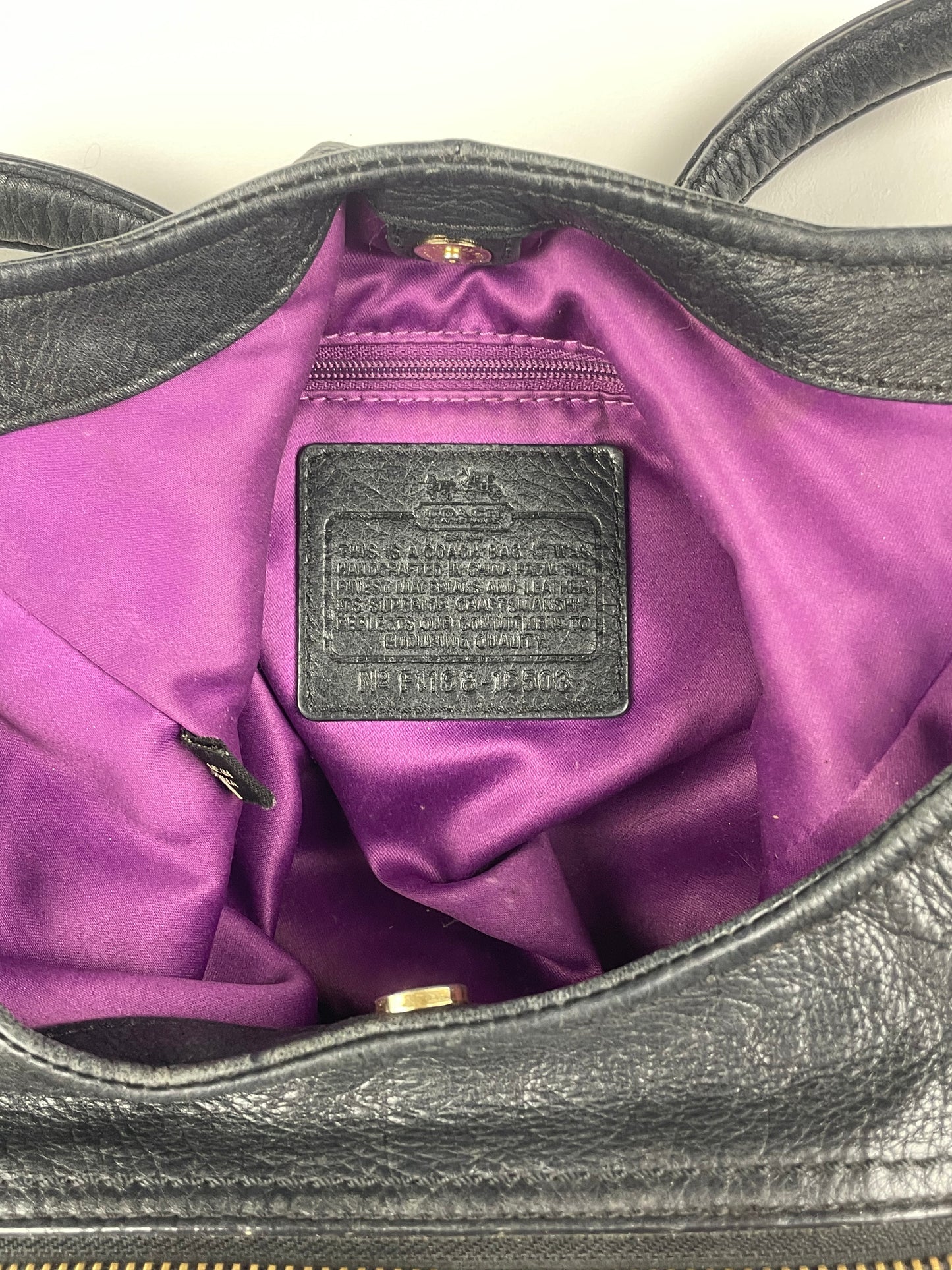 Coach Madison Maggie Black Tote