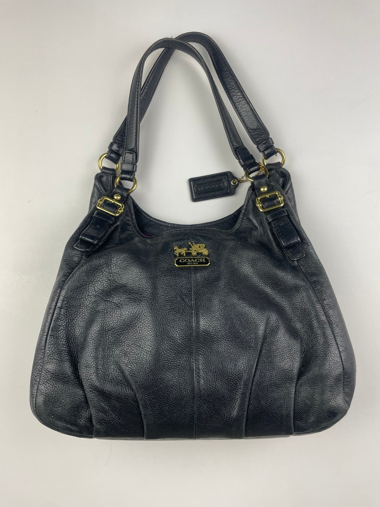 Coach Madison Maggie Black Tote