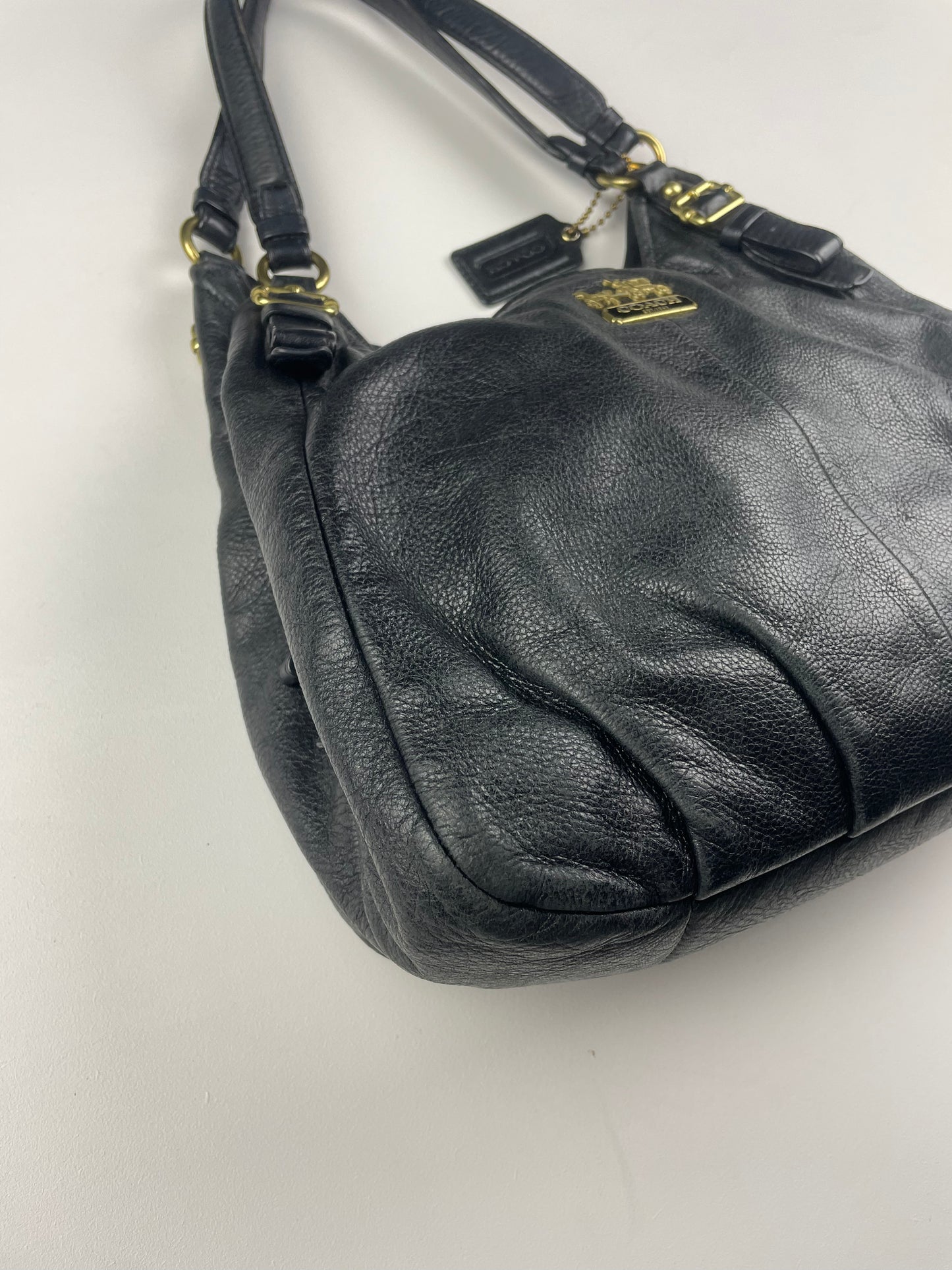 Coach Madison Maggie Black Tote