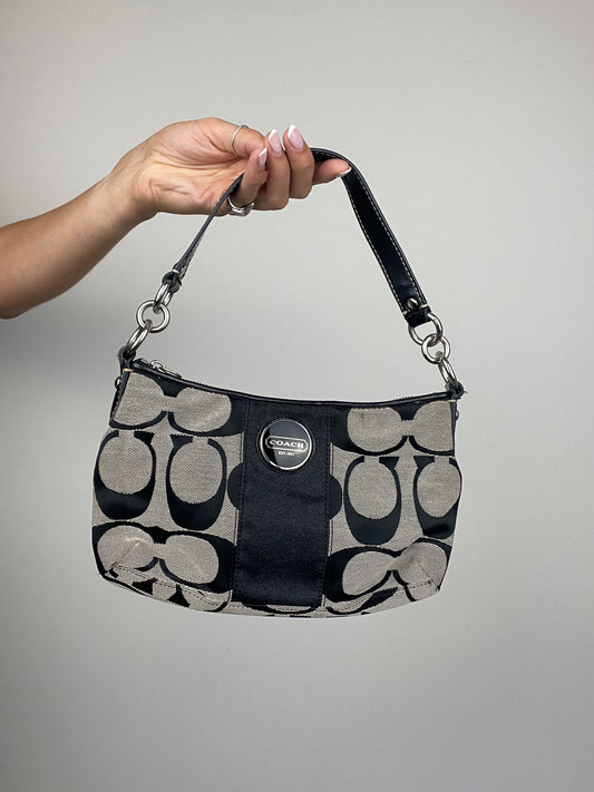 Coach Signature Black Stripe