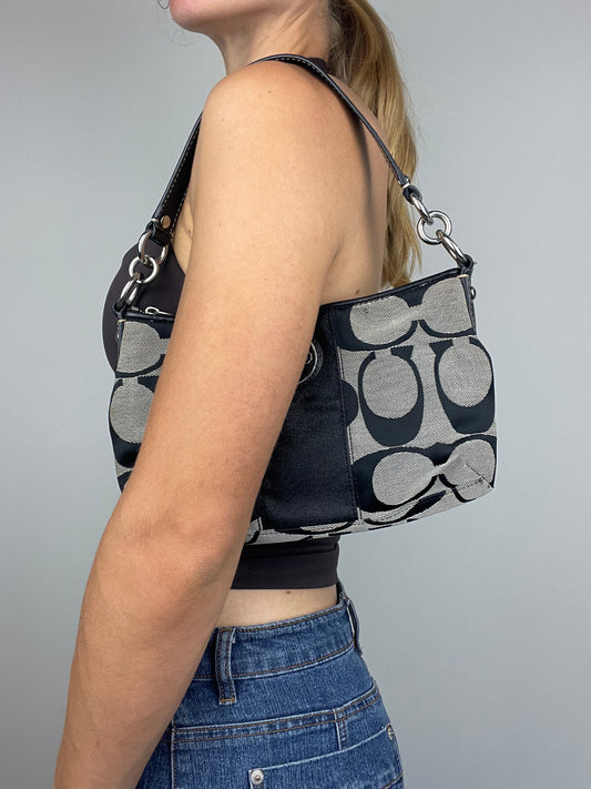 Coach Signature Black Stripe