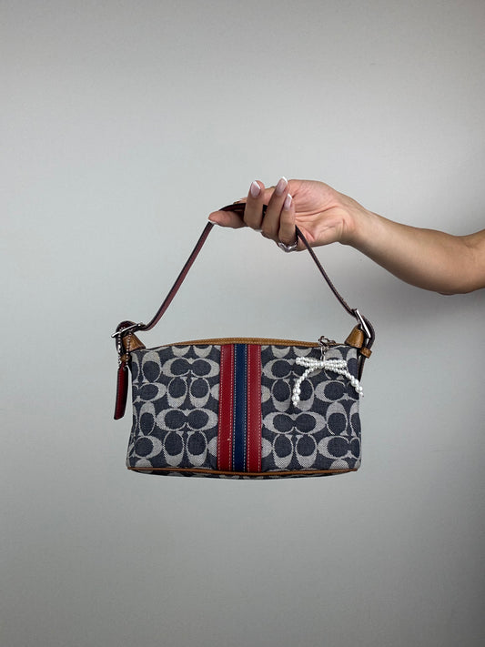 Coach Hampton Denim Demi Shoulder Bag