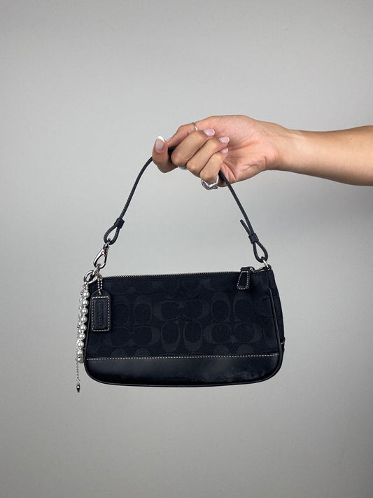 Coach Signature Demi Bag in Black