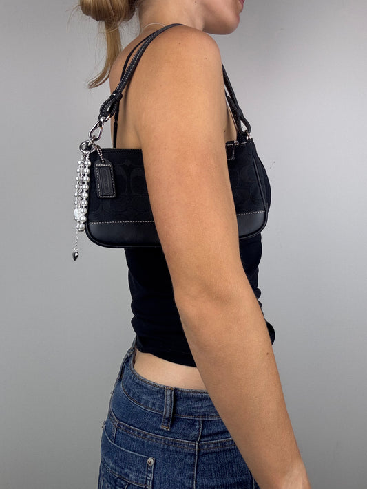 Coach Signature Demi Bag in Black