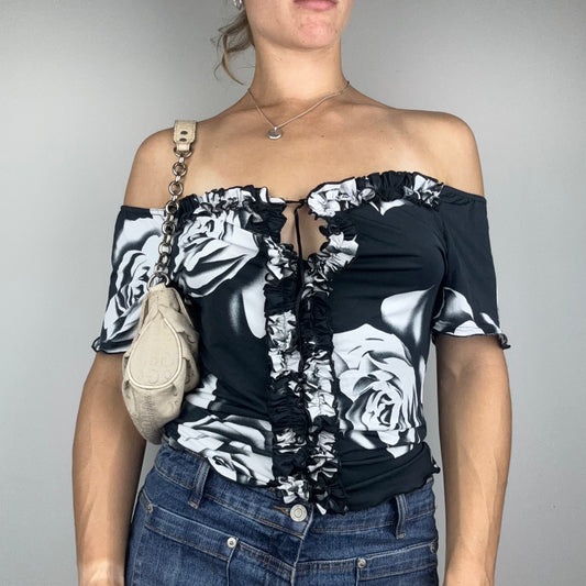 Rose Off Shoulder Tee
