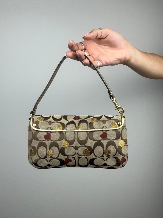 Coach Signature Secret Admirer Hearts Bag
