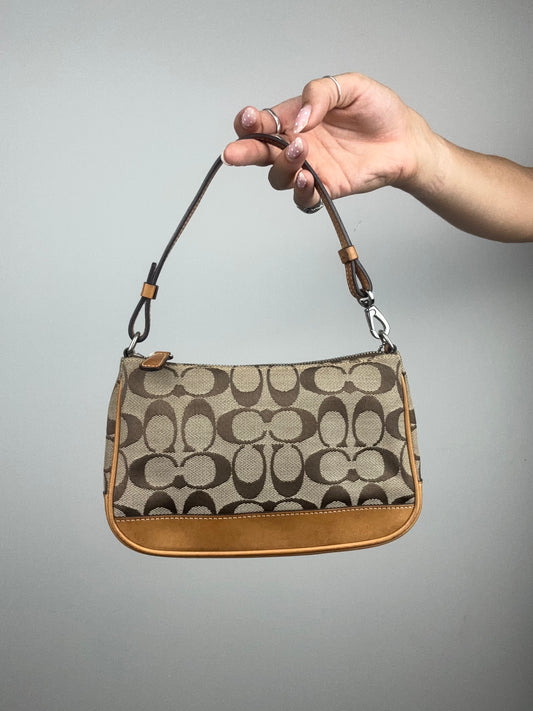 Coach Signature Demi in Tan Leather