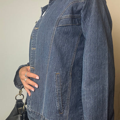 2000s Button Denim Jacket