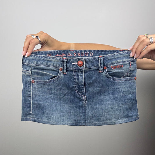 Guess Denim Mini Skirt Y2K