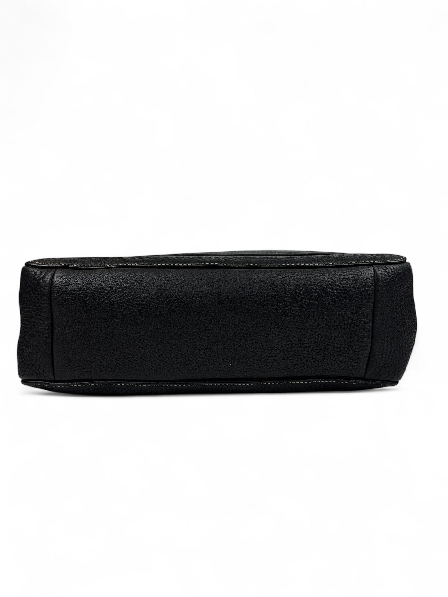 Coach Chelsea Pebbled Leather Turn Lock Shoulder Bag